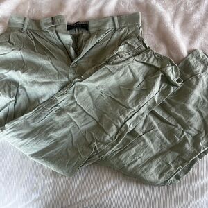 Hollister Women's Light Green Wide Leg Pants